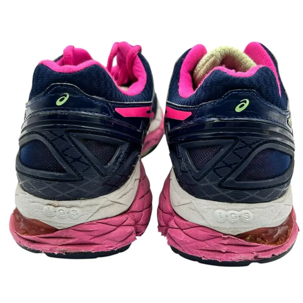 ASICS Women's Gel Kayano 22 Indigo‎ Blue Pink Glow Sneakers Shoes Size 8